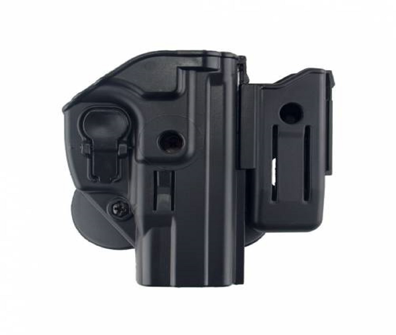 Acar Tactikal Polimer Kilitli Silah Kılıfı Şarjörlü Siyah